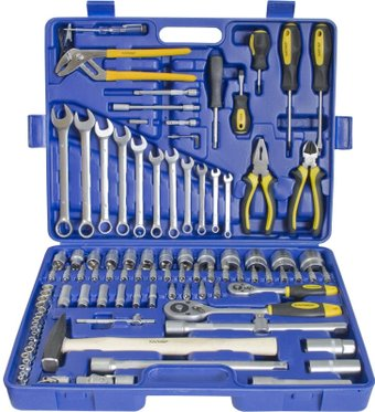 Универсальный набор инструментов Калибр УНСМ-99 (99 предметов) - 1/1