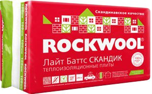 Теплоизоляция Rockwool Лайт Баттс Скандик 800x600 50 мм - 1/1