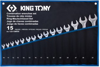 Набор ключей King Tony 12D15MRN (15 предметов) - 1/1
