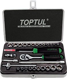 Набор трещотка с головками Toptul GCAD2902 29 предметов - 1/1