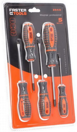 Набор отверток Faster Tools 2540 (5 предметов) - 1/1