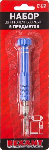 Набор отверток прецизионных Rexant 12-4764 (6 предметов) - 1/1