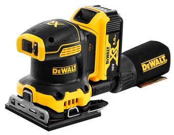 Виброшлифмашина DeWalt DCW200P2 (с 2-мя АКБ, кейс) - 1/1