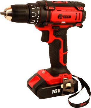 Дрель-шуруповерт Edon AD-16A (с 2-мя АКБ, кейс) - 1/1