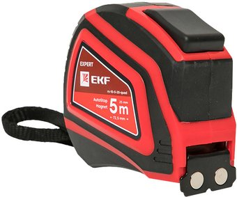 Рулетка EKF Expert РС-10 Autostop Магнит rs-10-5-25-quad (5мx25мм) - 1/1