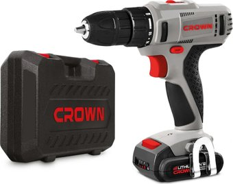Дрель-шуруповерт Crown CT21052LH-1.5 BMC (с 2-мя АКБ, кейс) - 1/1