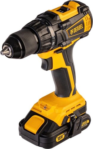 Дрель-шуруповерт Denzel BLDL-IB-IB-18-02 (с 2-мя АКБ, кейс) - 1/1