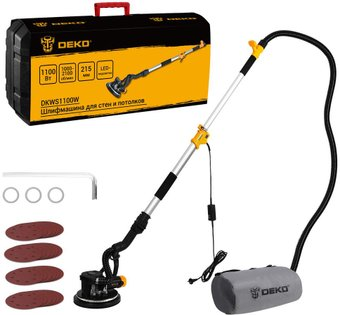 Шлифмашина для стен и потолков Deko DKWS1100W 083-1037 (кейс) - 1/1