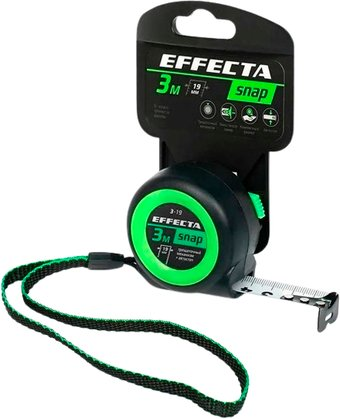 Рулетка Effecta Snap 19мм (3 м) - 1/1