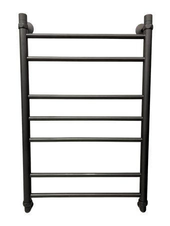 Полотенцесушитель Маргроид Вид 10 (вставки 2+3+2) 80/50 полная комплектация (Черный матовый) - 1/1