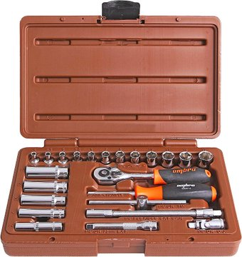 Набор трещотка с головками Ombra 911423 23 предмета - 1/1