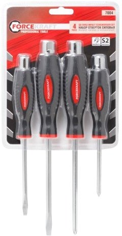 Набор отверток ForceKraft FK-7004 (4 предмета) - 1/1