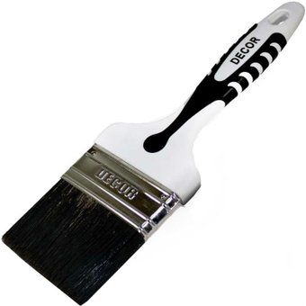 Кисть малярная Decor Black White для грунта 840-120 (120x25мм) - 1/1