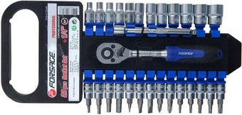 Набор трещотка с головками и битами FORSAGE F-027-5 MSA (28 предметов) - 1/1