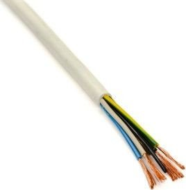 Провод силовой ККЗ ПВС 5x0.75 (белый) - 1/1