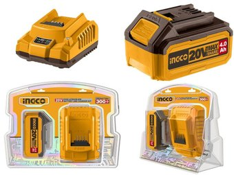 Аккумулятор с зарядным устройством Ingco FBCPK1214 (20В/4 Аh) - 1/1