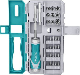 Набор отвертка с битами и головками Total TACSD30336 - 1/1