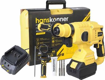 Перфоратор Hanskonner HRH2024BL (с 1-им АКБ, кейс) - 1/1