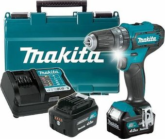 Ударная дрель-шуруповерт Makita HP333DWME (с 2-мя АКБ, кейс) - 1/1