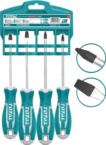 Набор отверток Total THT250604 (4 предмета) - 1/1