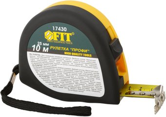 Рулетка FIT Профи 17430 (черный/желтый) - 1/1