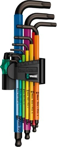 Набор ключей Wera 950/9 Hex-Plus Multicolour 1 9-pcs 073593 (9 предметов) - 1/1