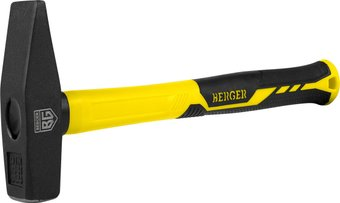 Молоток Berger Слесарный кованый 300г BG1513 (фиберглассовая рукоятка) - 1/1