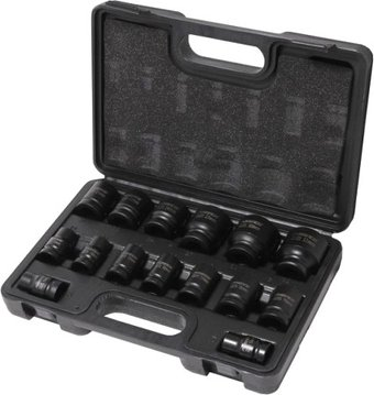 Набор трещотка с головками FORSAGE F-4159-5MPB (15 предметов) - 1/1