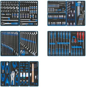 Универсальный набор инструментов King Tony Claim 934-286MRVD (286 предметов) - 1/1