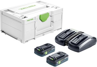 Аккумулятор с зарядным устройством Festool SYS 18V 6 DUO (18В/2x4 Ач) - 1/1