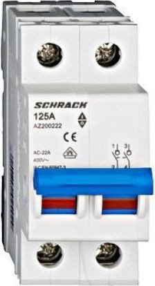 Выключатель нагрузки Schrack Technik AZ 2p 125A AZ200222 - 1/1