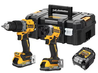 DeWalt DCK2050E2T-GB (шуруповерт, винтоверт, 2 АКБ, кейс) - 1/1