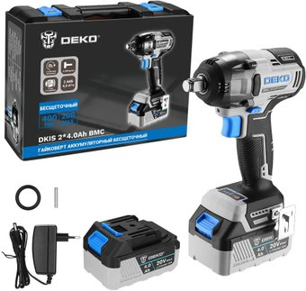 Гайковерт Deko DKIS20 063-4432 (с 2-мя АКБ, кейс) - 1/1