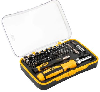 Набор отвертка с битами и головками Deli DL3565 (65 предметов) - 1/1