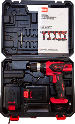 Дрель-шуруповерт Edon AD-14C (с 2-мя АКБ) - 1/1