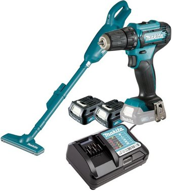 Makita CLX226X1 (шуруповерт, пылесос, 2 АКБ) - 1/1