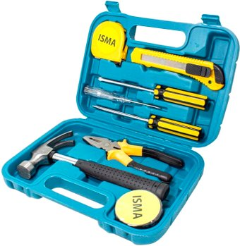 Набор домашнего мастера ISMA 10009 (9 предметов) - 1/1