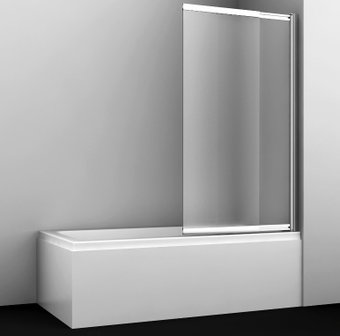 Стеклянная шторка для ванны Wasserkraft Main 41S02-100 RM - 1/1