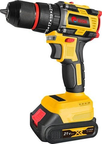 Дрель-шуруповерт Edon AD-21PBL (с 2-мя АКБ, кейс, набор оснастки) - 1/1