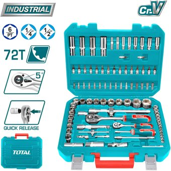 Универсальный набор инструментов Total THT421942 (94 предмета) - 1/1
