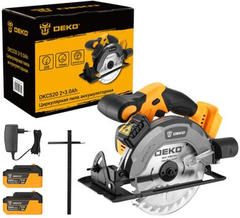 Дисковая (циркулярная) пила Deko DKCS20 063-4024 (с 2-мя АКБ) - 1/1