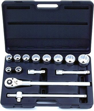 Набор трещотка с головками Force 6141B 14 предметов - 1/1