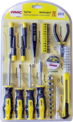 Универсальный набор инструментов WMC Tools 2072 (72 предмета) - 1/1