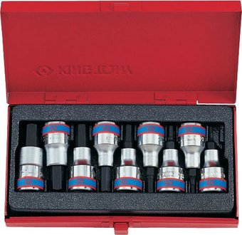 Набор трещотка с головками King Tony 4110PR (9 предметов) - 1/1