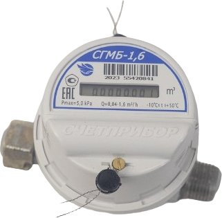Счетчик газа Счетприбор СГМБ-1,6-0,040 Б - 1/1