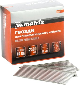 Гвозди Matrix 57611 (2500 шт) - 1/1